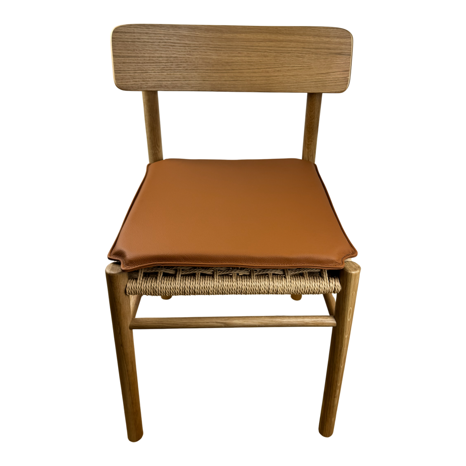 Cushion for Jysk ISLEV in - cognac leather