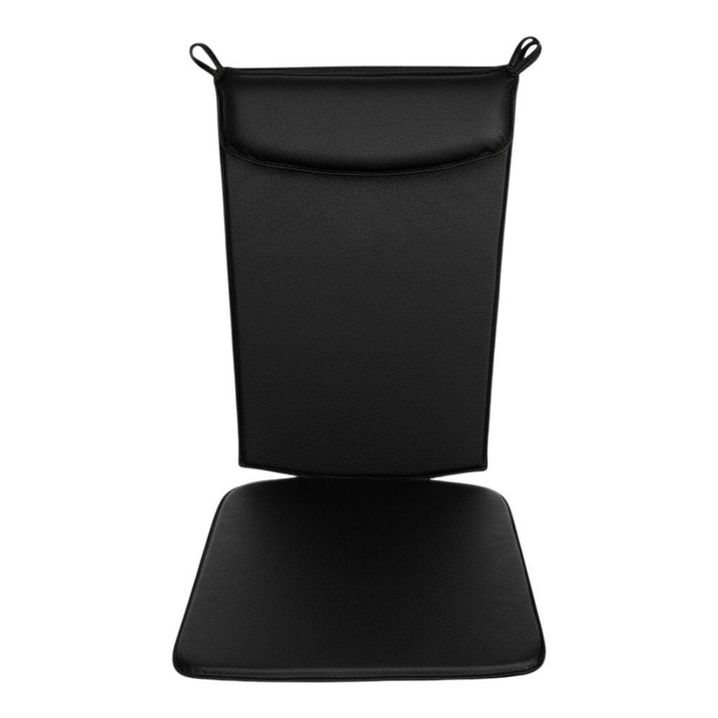 Cushion set to Hans J. Wegner J16 Rocking Chair in - Black Leather