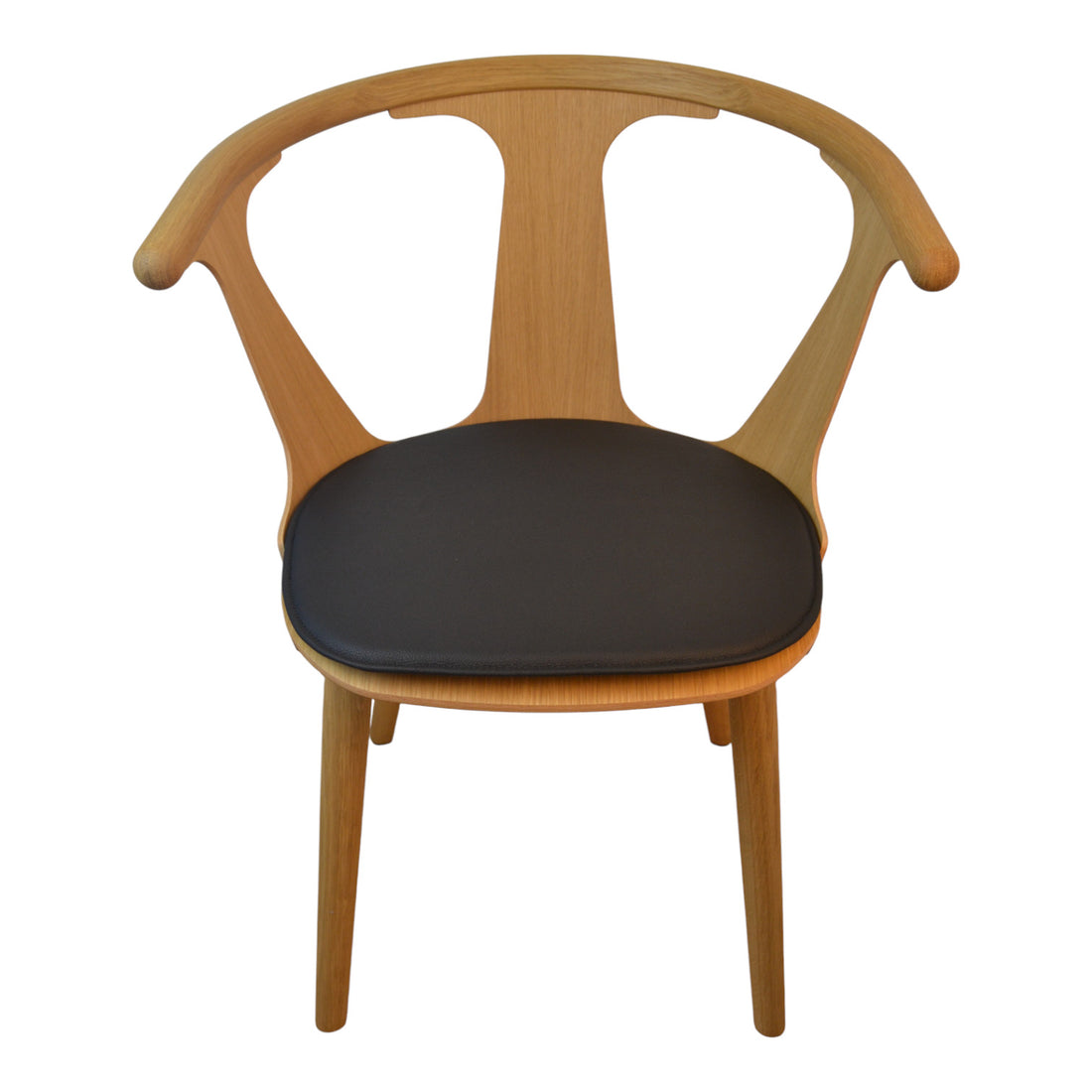 Luxury cushion to & tradition SK1 in Between chair in - Black Leather