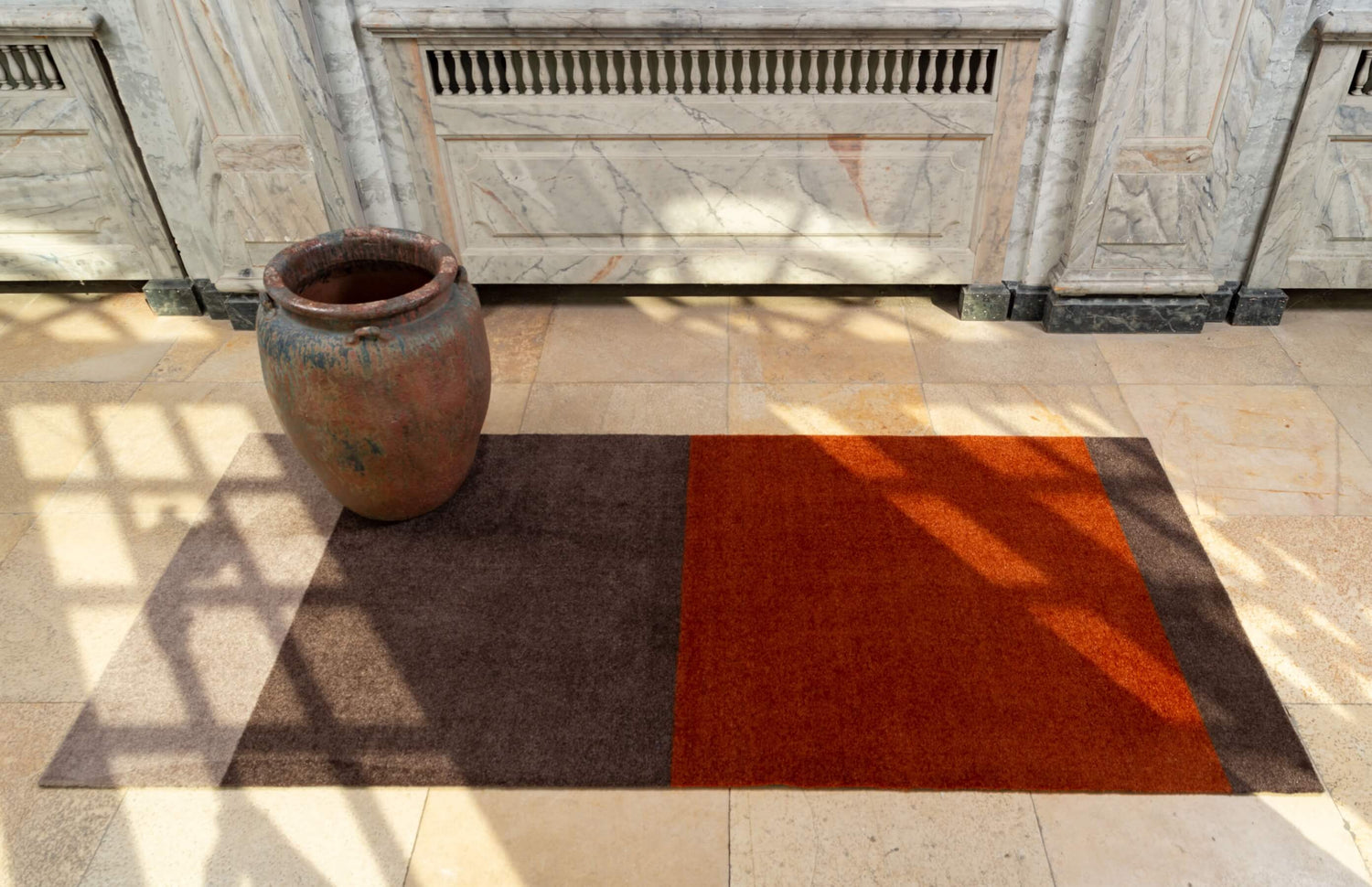 Stripes Horizontal - Sand/Brown/Terracotta