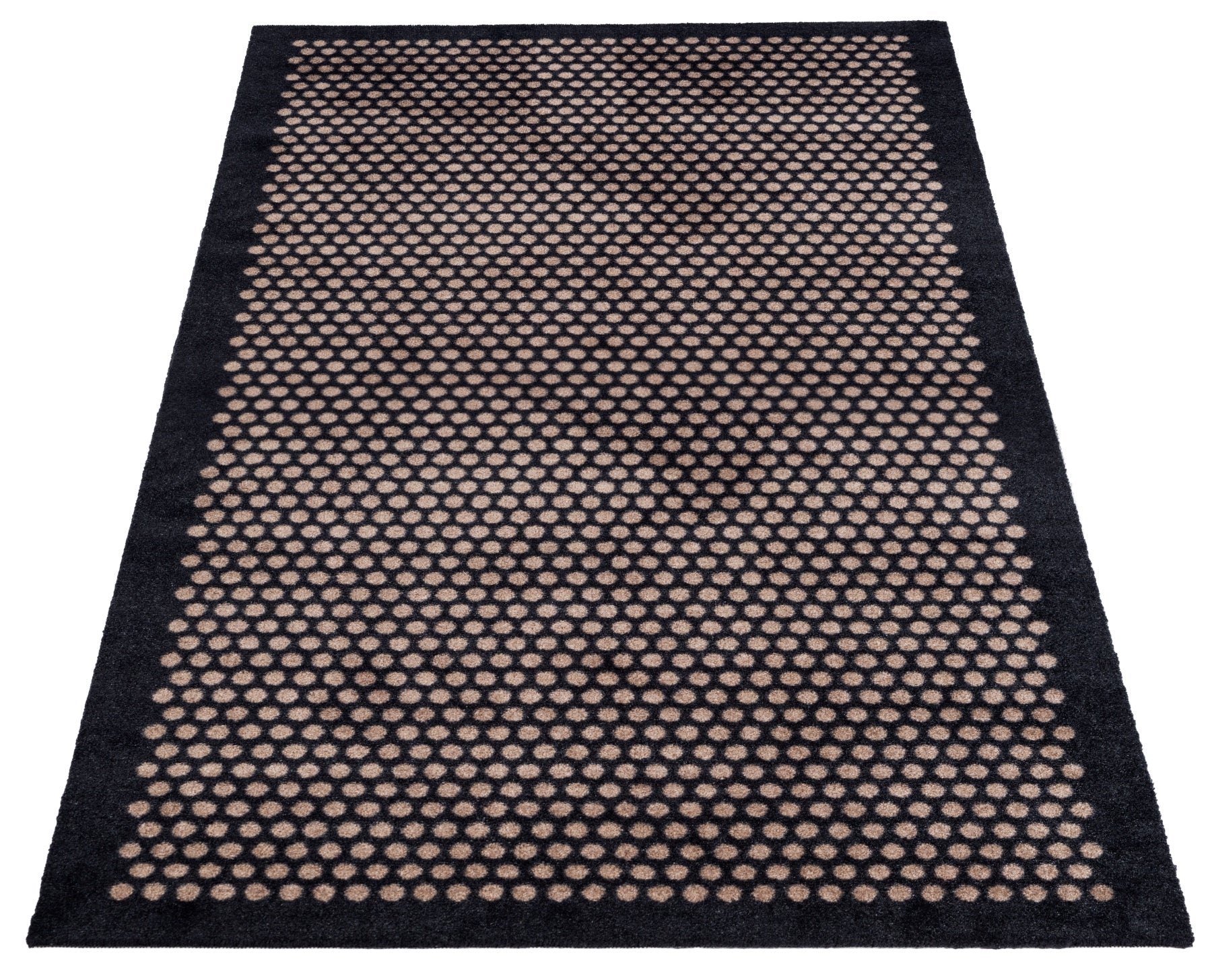 GULVMÅTTE 90 x 200 CM - DOTS/SORT SAND - Tica Copenhagen - DesignGaragen.dk