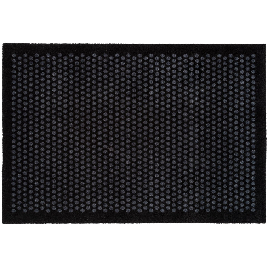 Floor mat 90 x 130 cm - dots/black gray