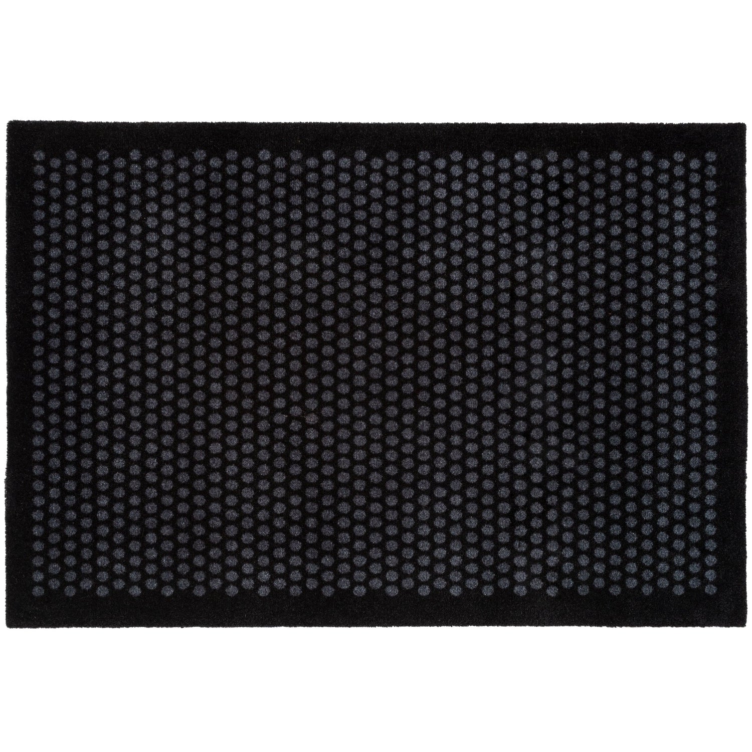 Floor mat 90 x 130 cm - dots/black gray