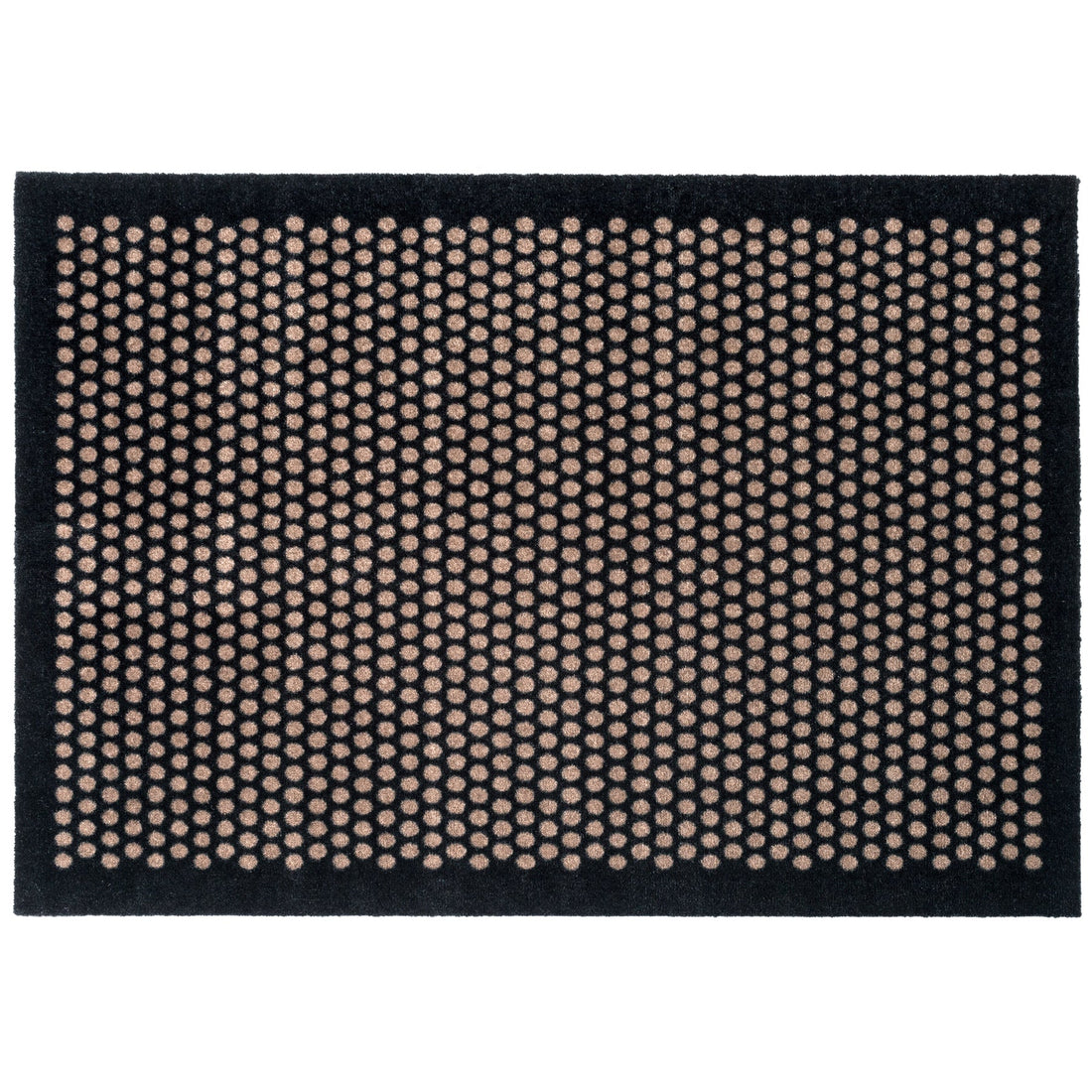 GULVMÅTTE 90 x 130 CM - DOT/BLACK SAND - Tica Copenhagen - DesignGaragen.dk