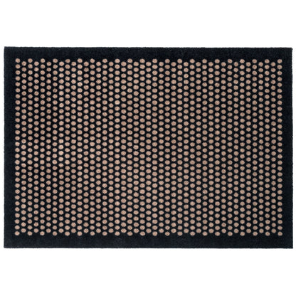 Floor mat 90 x 130 cm - dot/black sand