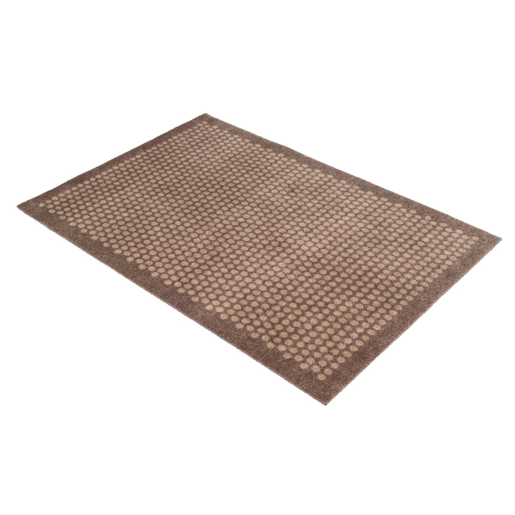 Floor mat 90 x 130 cm - dots/sand