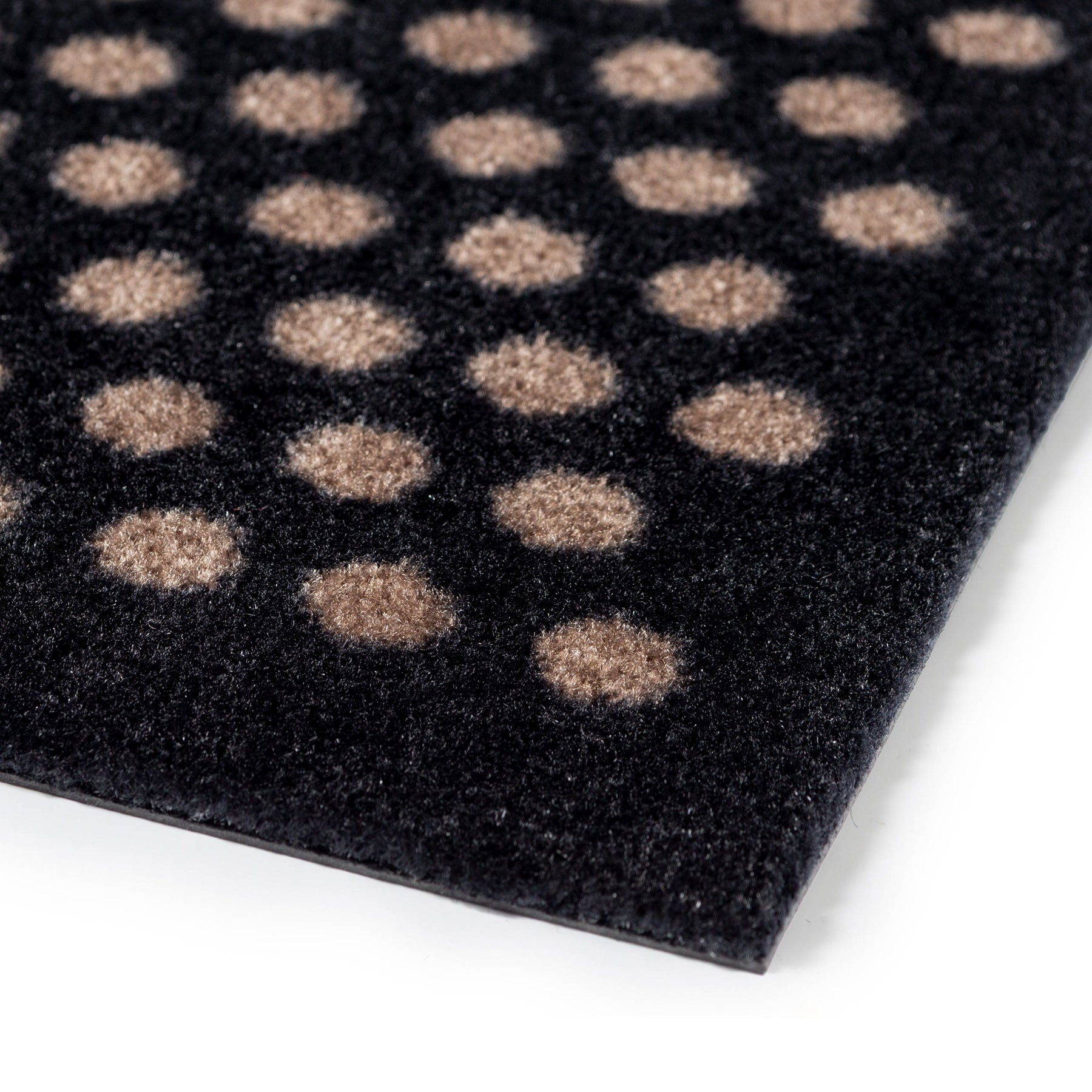 GULVMÅTTE 40 x 60 cm - DOT/BLACK SAND - Tica Copenhagen - DesignGaragen.dk