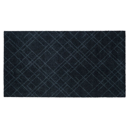 Floor mat 67 x 120 cm - Lines/Dark Gray