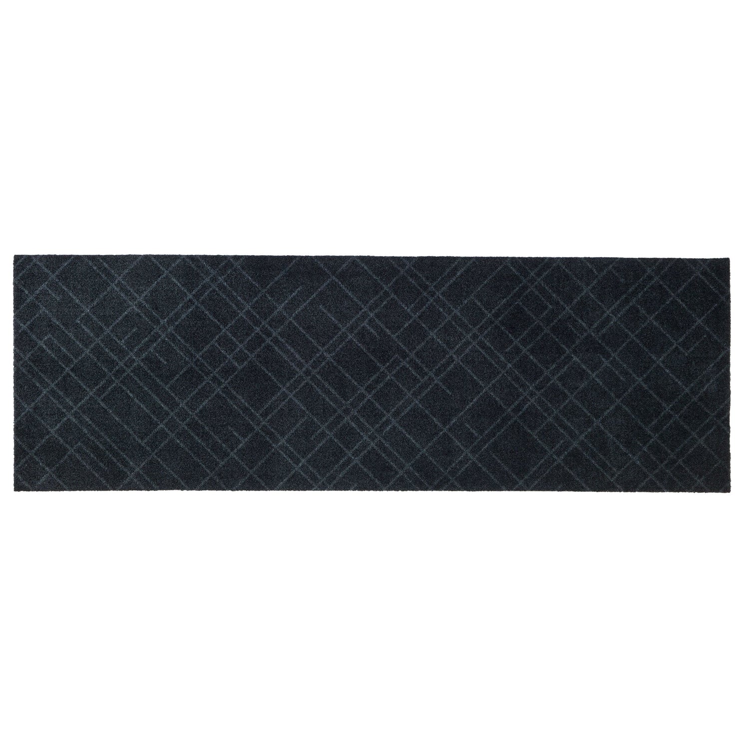 Floor mat 67 x 200 cm lines/dark gray