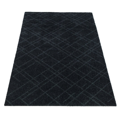 Floor mat 67 x 150 cm - Lines/Dark Gray