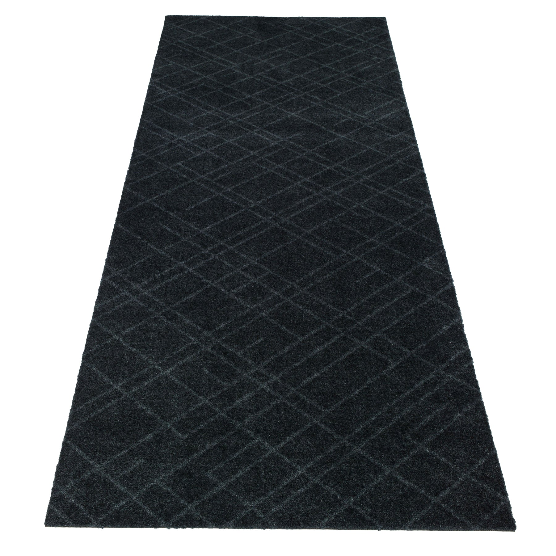 GULVMÅTTE 67 x 200 CM LINES/DARK GREY - Tica Copenhagen - DesignGaragen.dk