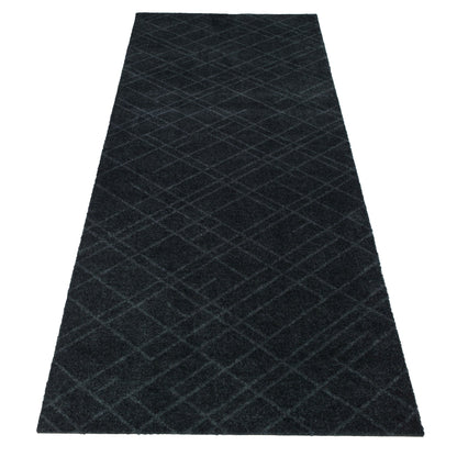 GULVMÅTTE 67 x 200 CM LINES/DARK GREY - Tica Copenhagen - DesignGaragen.dk