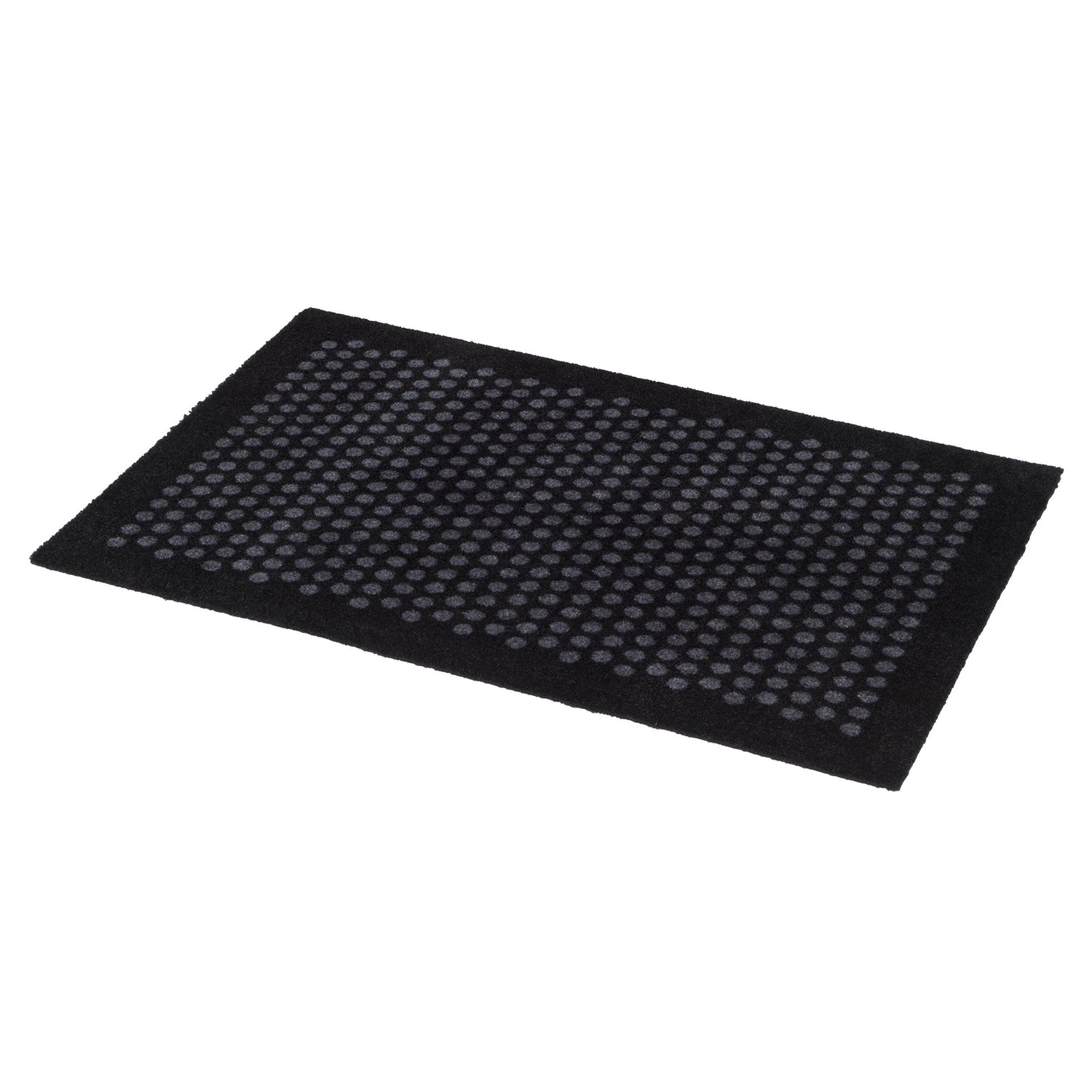 Floor mat 60 x 90 cm - Dots/Black -Grey