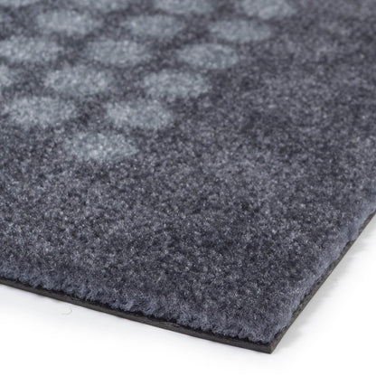 Floor mat 90 x 130 cm - dot/gray