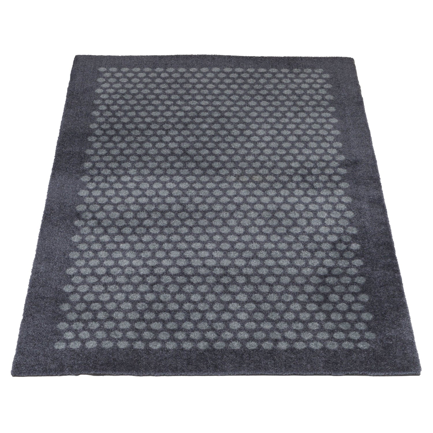 Floor mat 67 x 120 cm - dots/gray