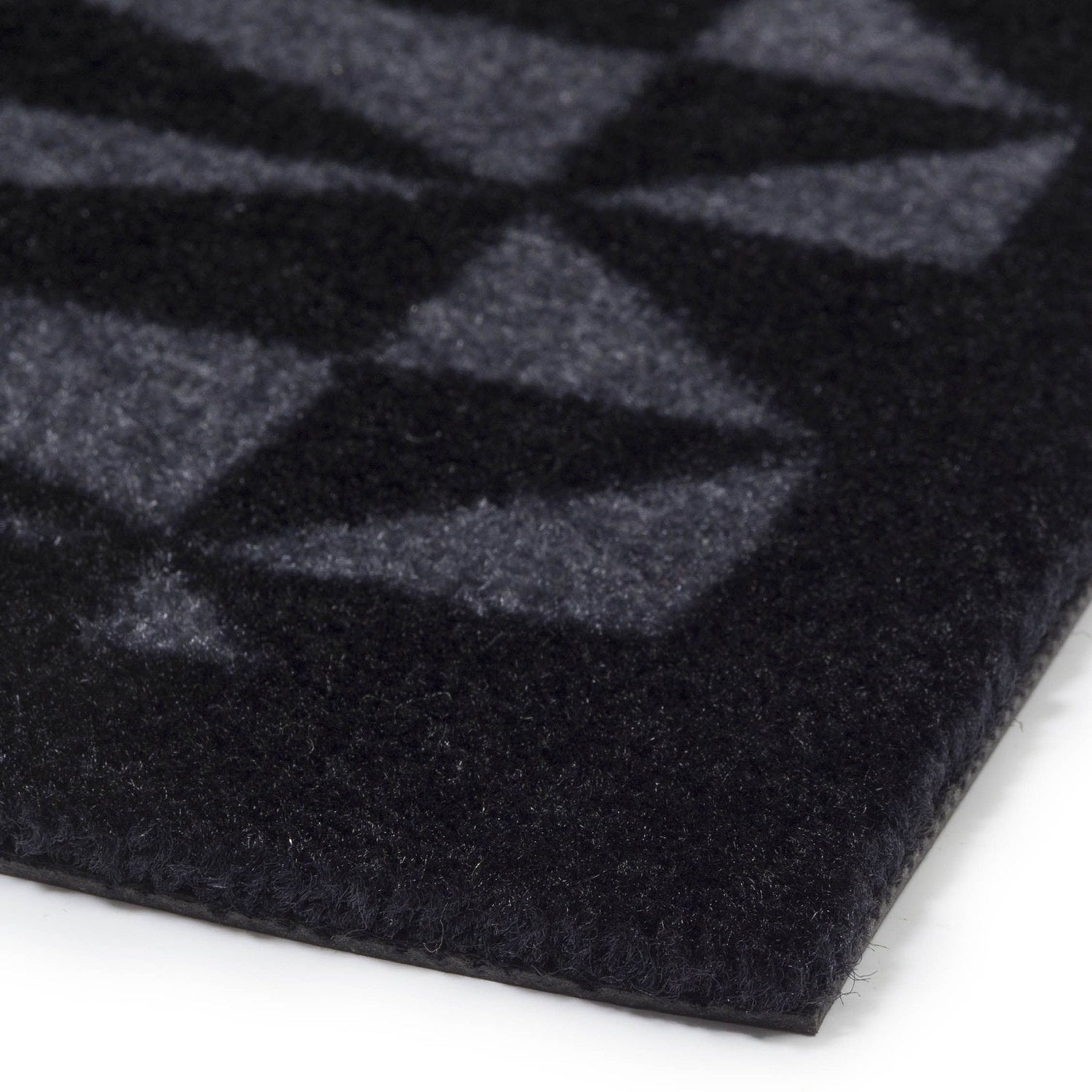 Floor mat 90 x 130 cm - Graphic/Black Gray