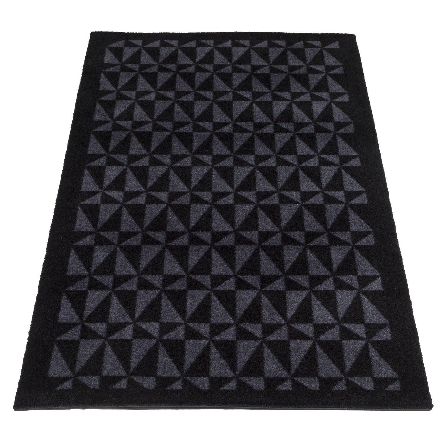 GULVMÅTTE 67 x 150 CM - GRAPHIC/BLACK GREY - Tica Copenhagen - DesignGaragen.dk