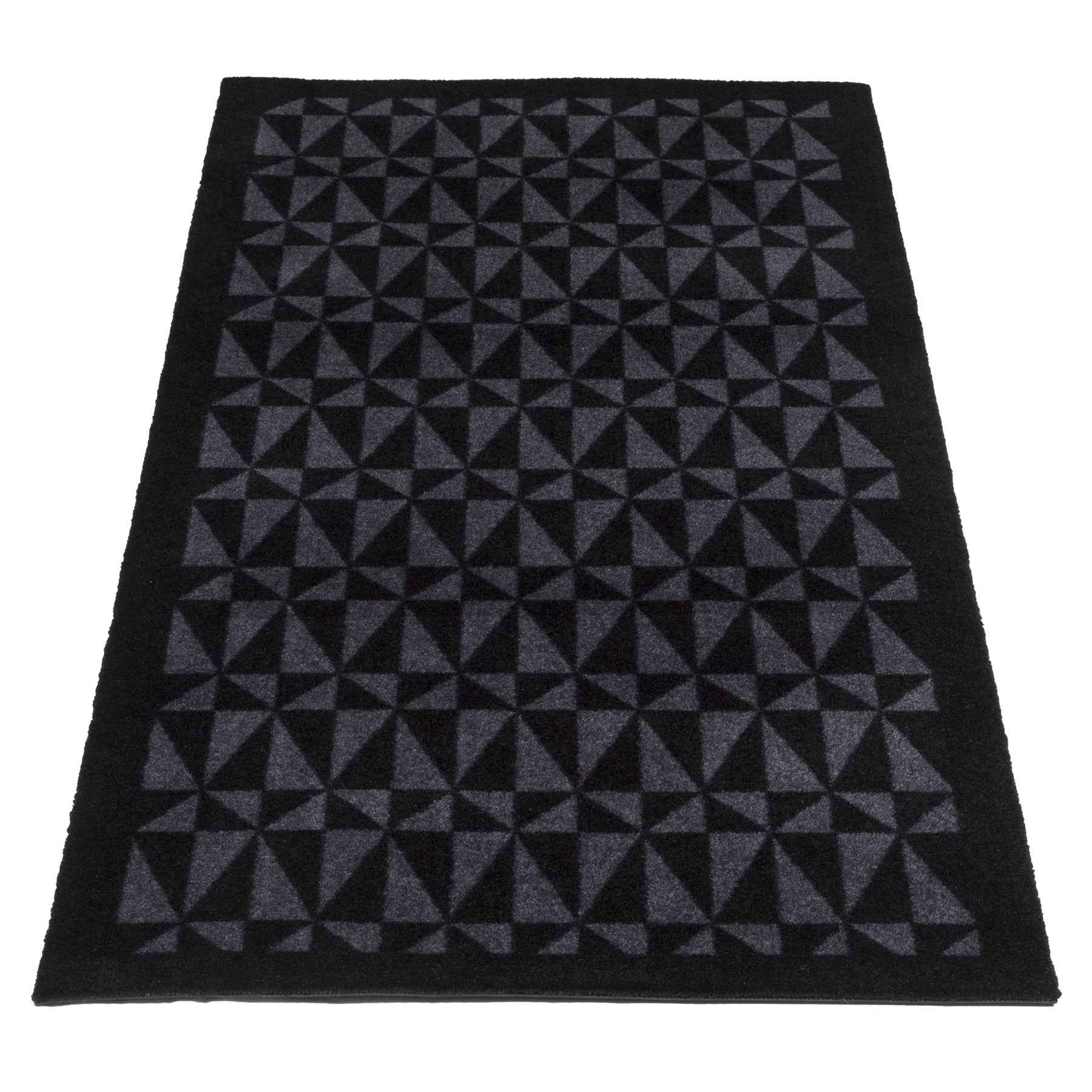 GULVMÅTTE 67 x 150 CM - GRAPHIC/BLACK GREY - Tica Copenhagen - DesignGaragen.dk