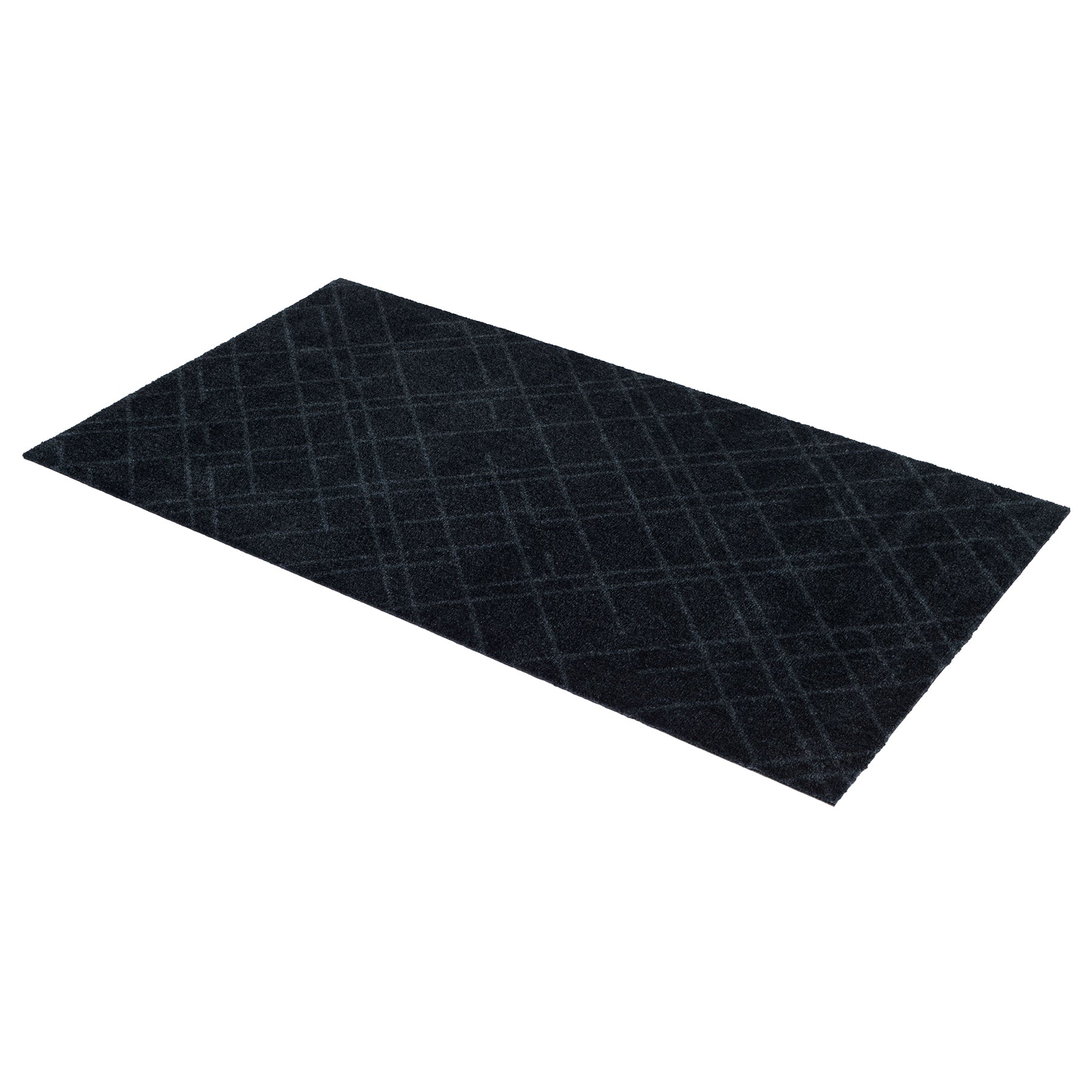 Floor mat 67 x 120 cm - Lines/Dark Gray