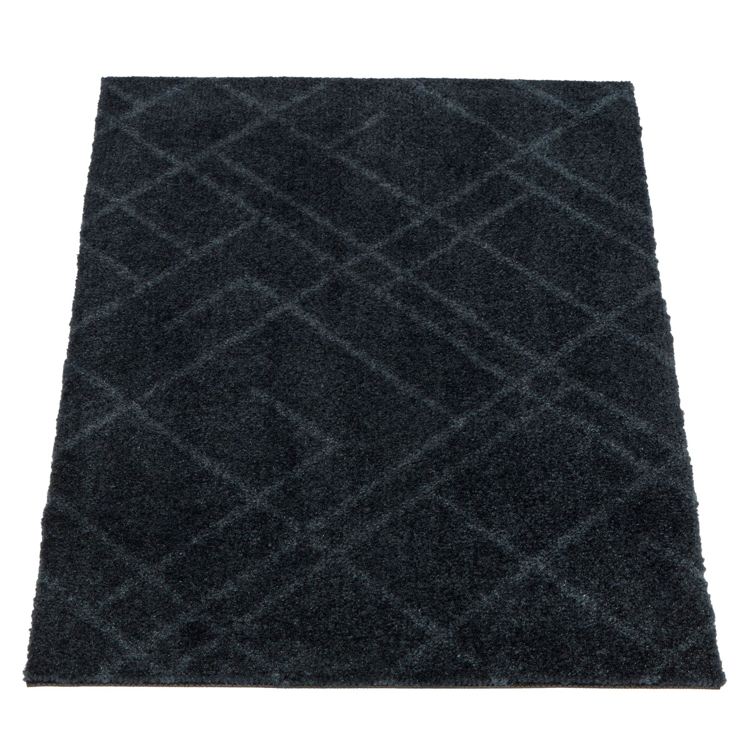Floor mat 60 x 90 cm - Lines/Dark Gray