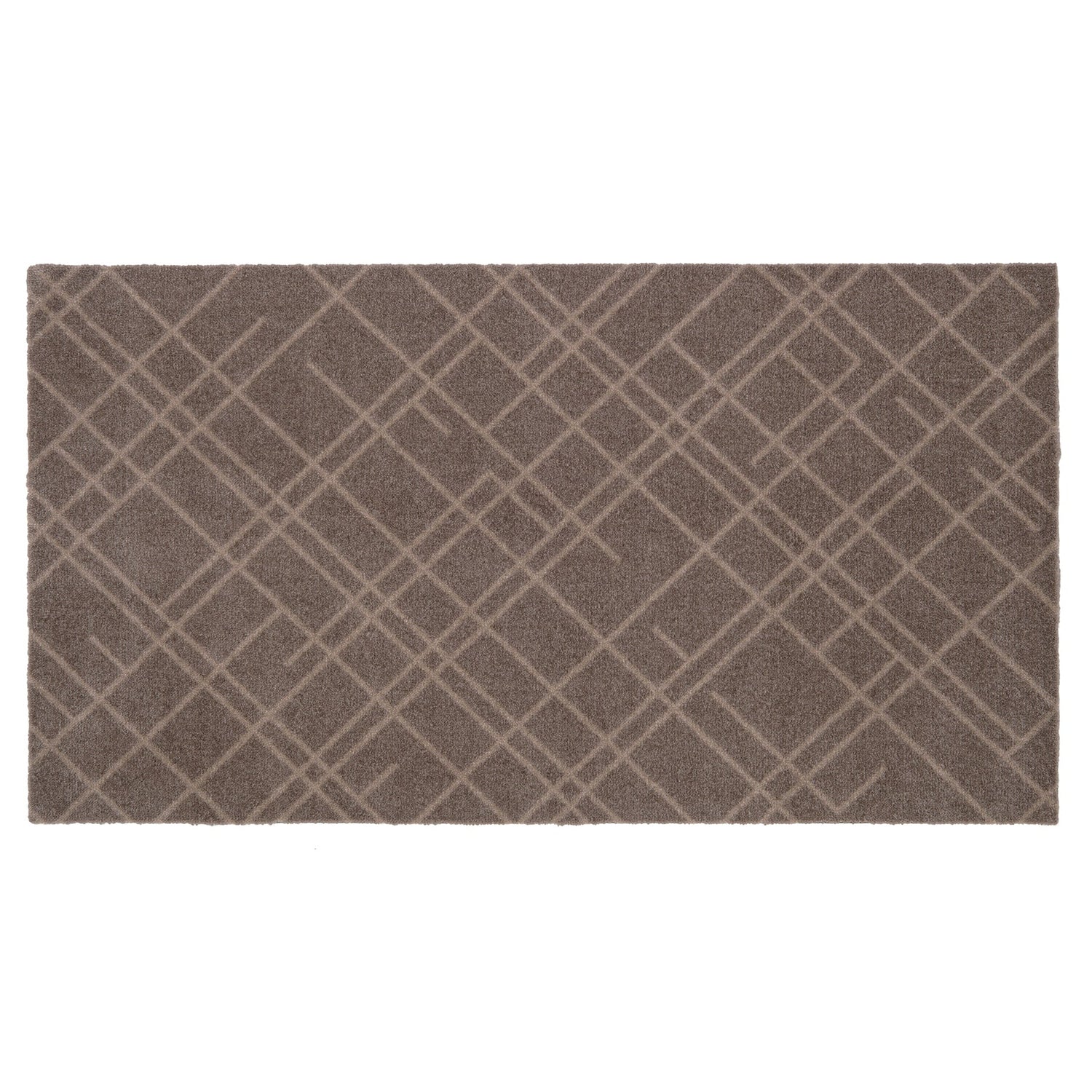 Floor mat 67 x 120 cm - lines/sand