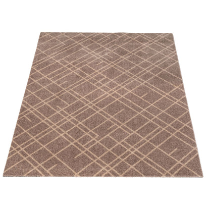 Floor mat 90 x 130 cm - lines/sand