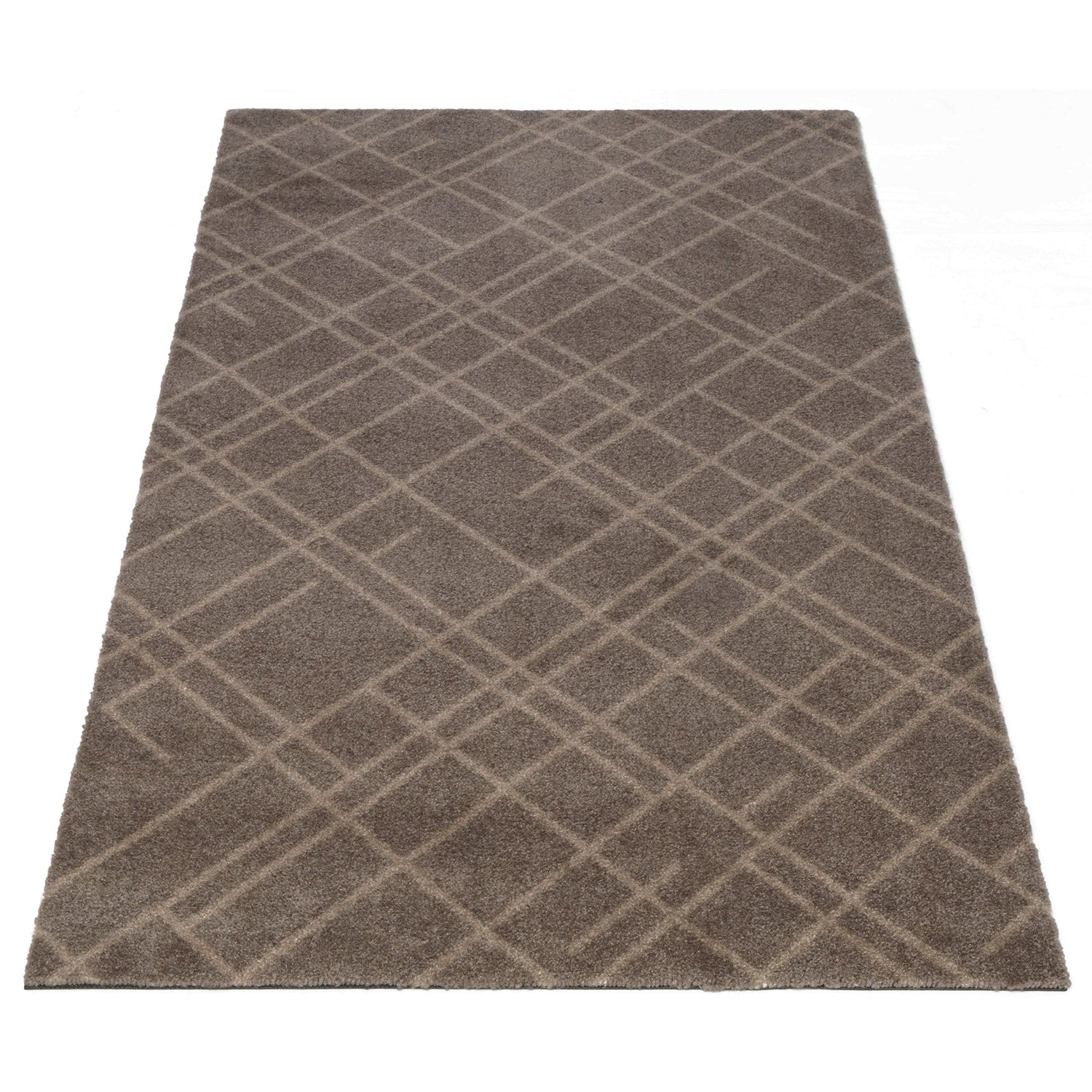 Floor mat 67 x 120 cm - lines/sand