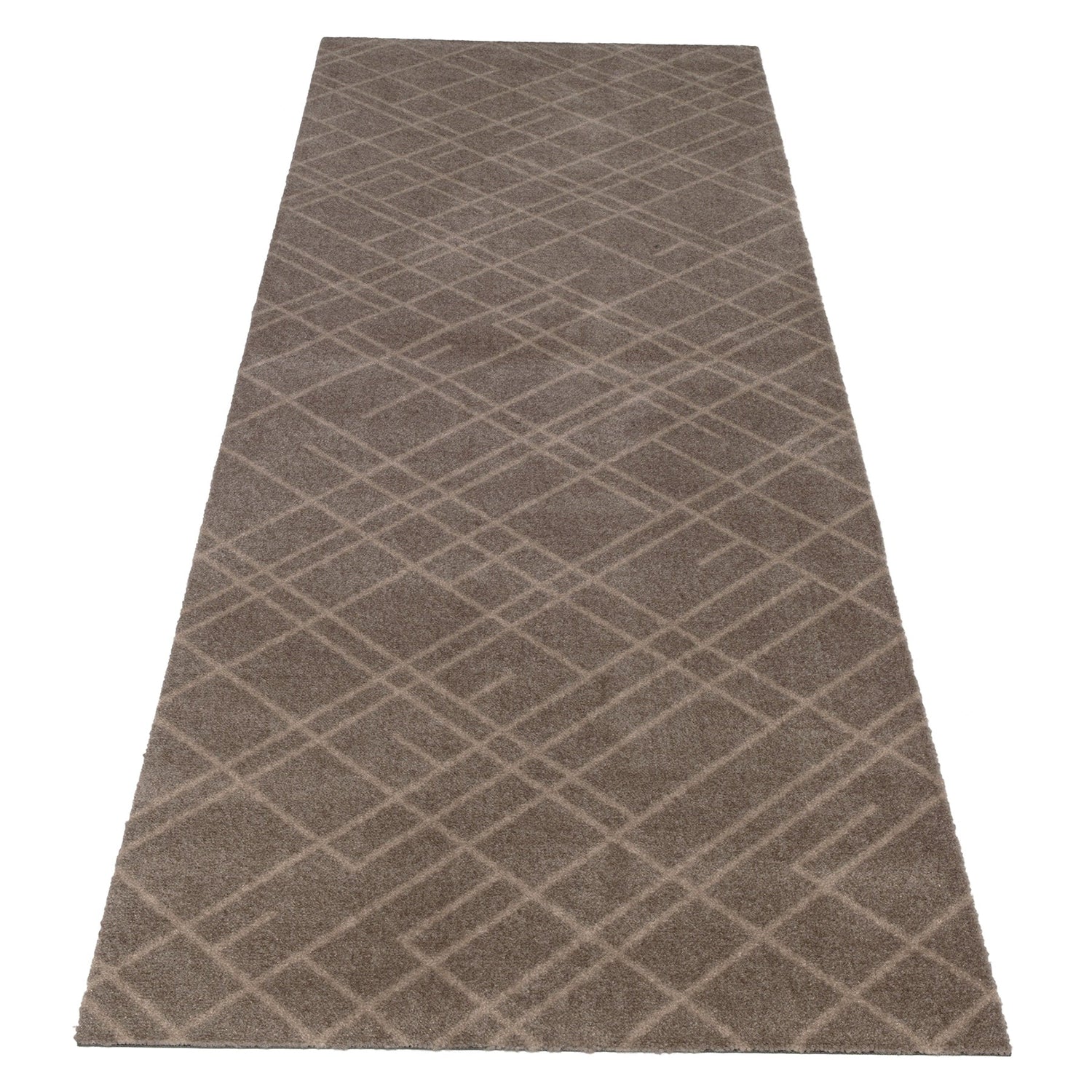 GULVMÅTTE 67 x 200 CM - LINES/SAND - Tica Copenhagen - DesignGaragen.dk