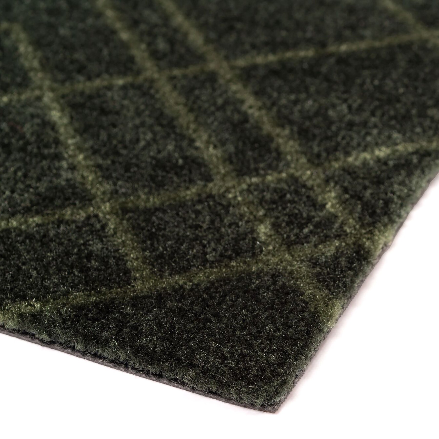 GULVMÅTTE 40 x 60 cm - LINES/DARK GREEN - Tica Copenhagen - DesignGaragen.dk
