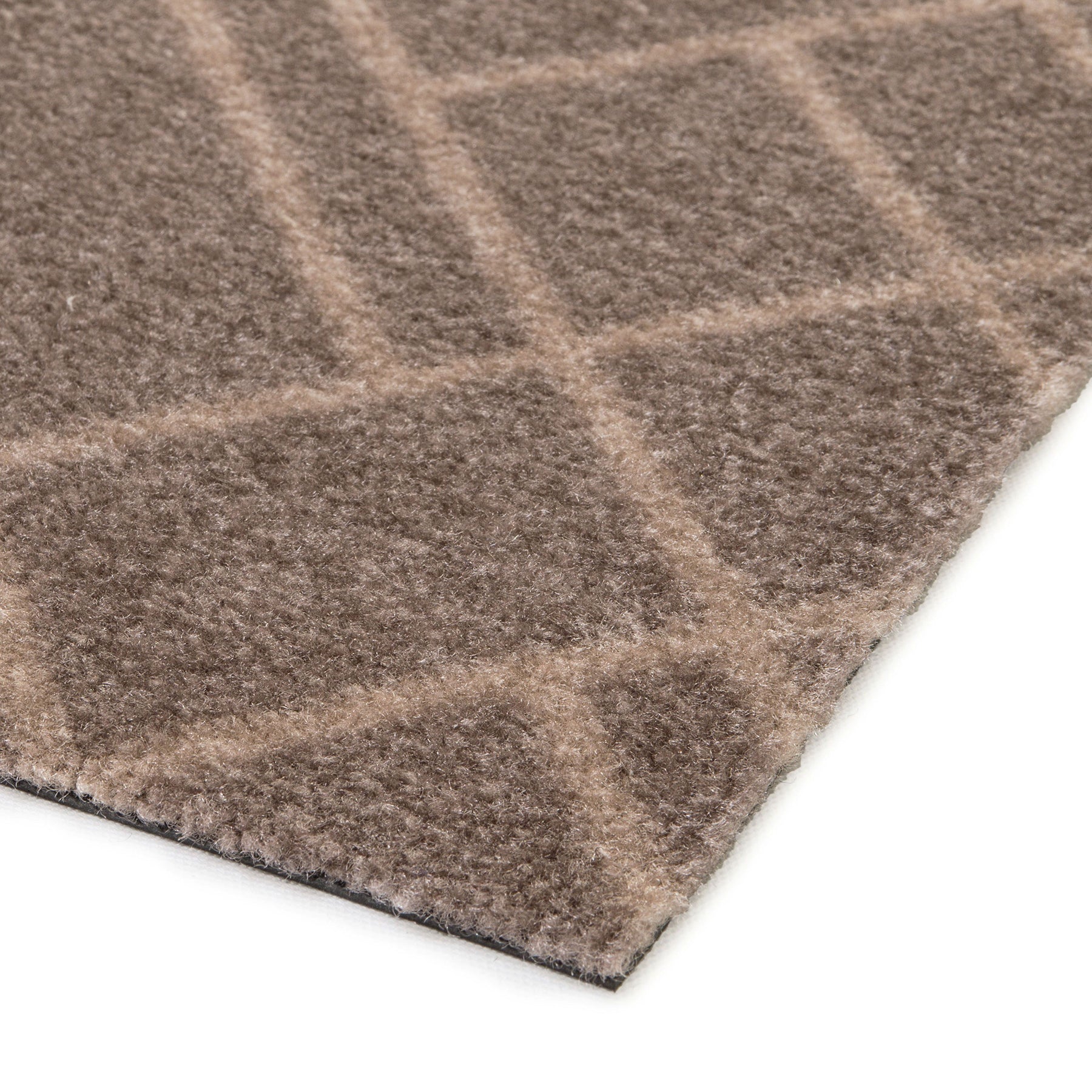 Floor mat 67 x 200 cm - lines/sand