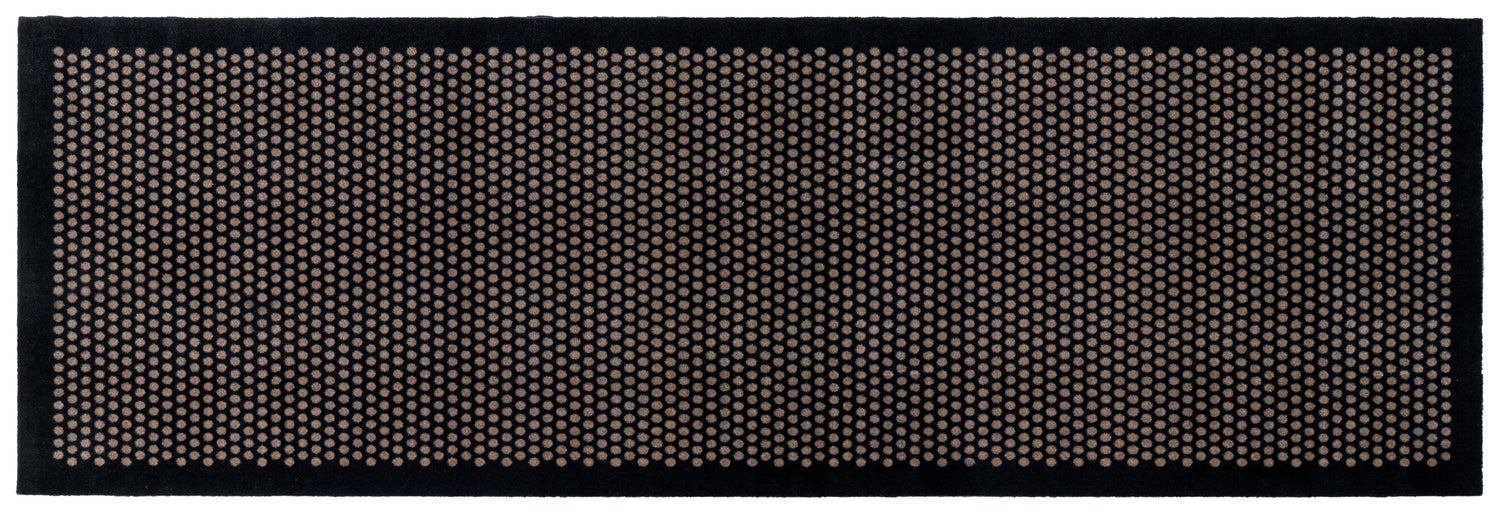 Floor mat 100 x 300 cm - dot/black sand