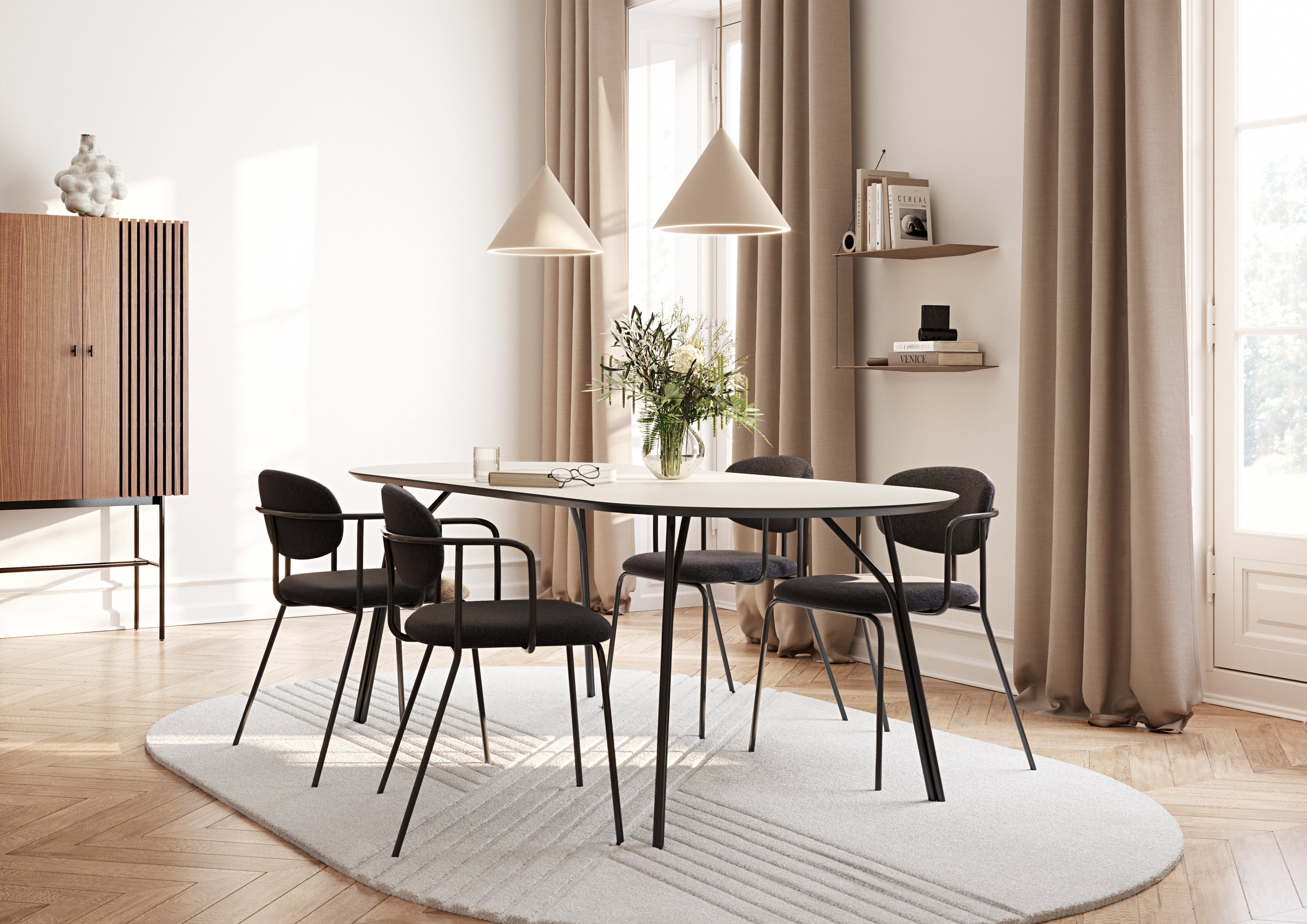 Frame Dining Chair - Black