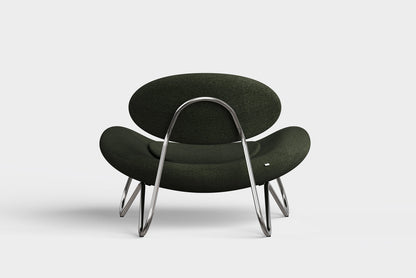 Meadow Lounge Chair - Pine/Chrome