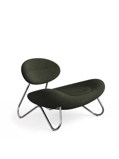 Meadow Lounge Chair - Pine/Chrome