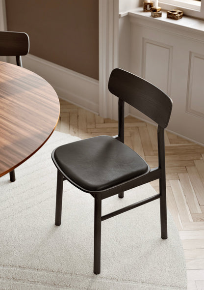 Soma Dining Chair - Black w/Leather