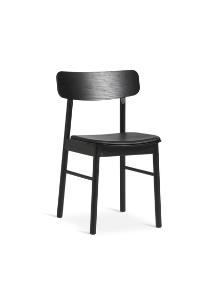 Soma Dining Chair - Black w/Leather