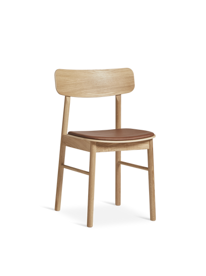 Soma Dining Chair - Oiled Oak w/Leather