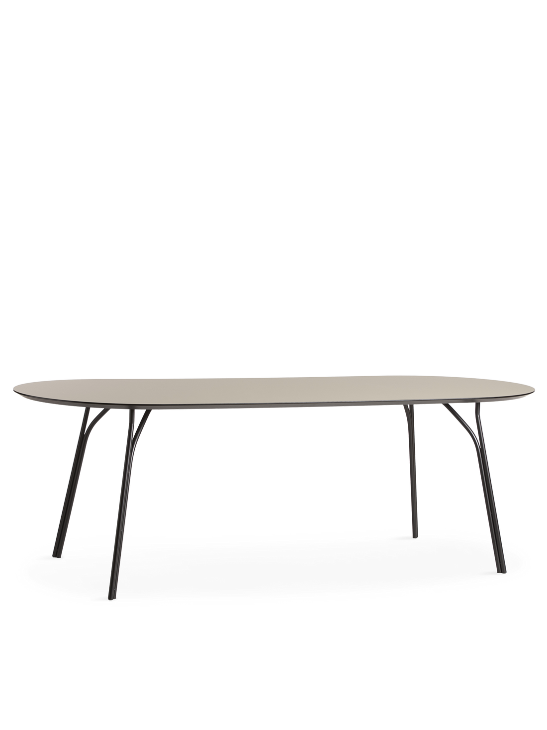 Tree Dining table (220 cm) - Beige/Black