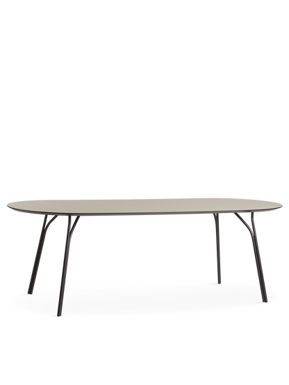 Tree Dining table (220 cm) - Beige/Black