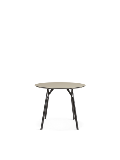WOUD - Tree Dining Table (90 cm) - Beige/Black