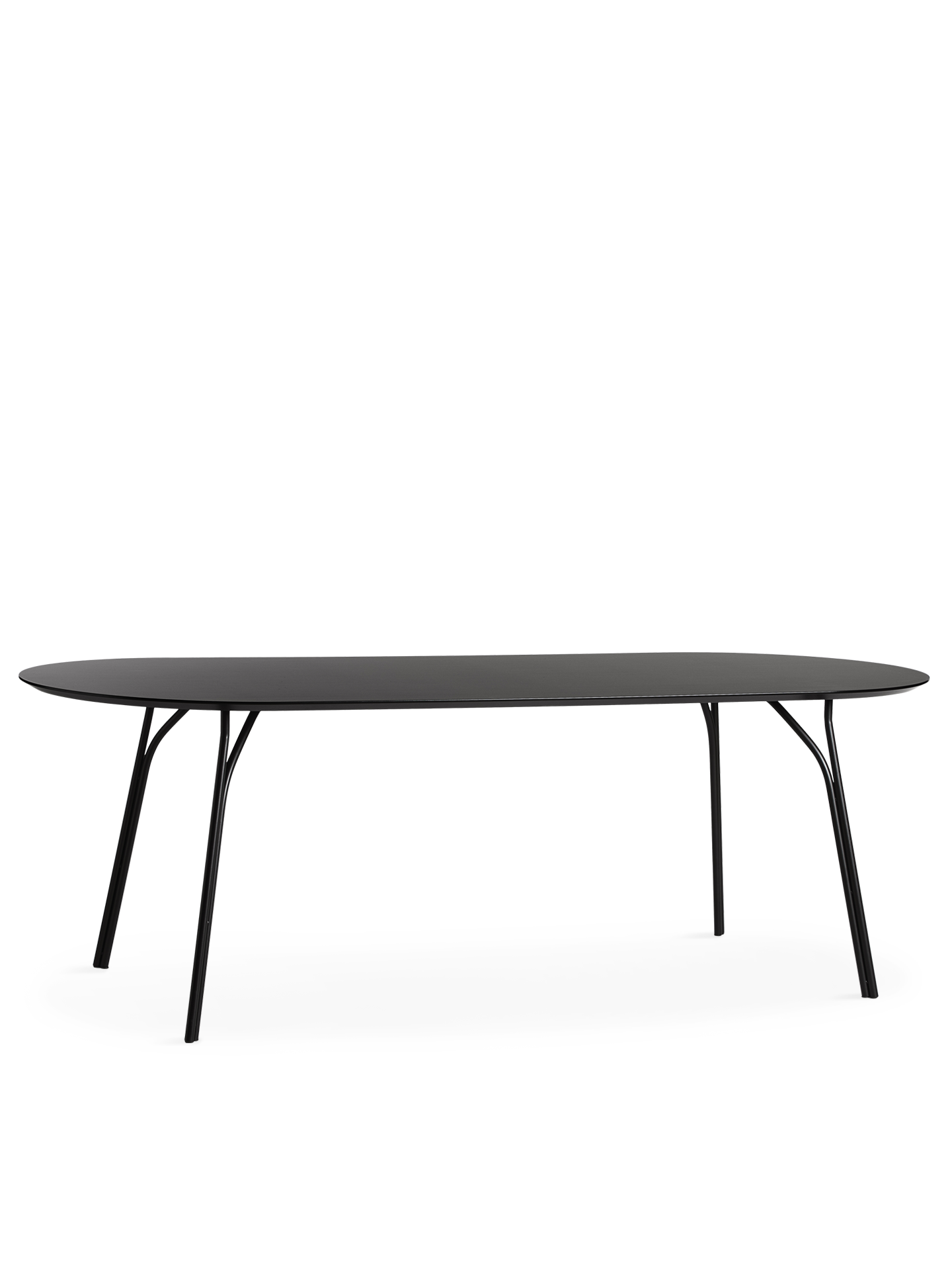 Tree Dining table (220 cm) - Black/Black