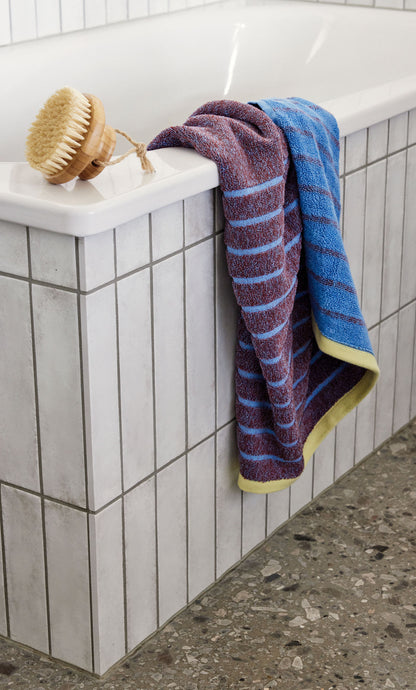 Hübsch Promenade towel Large purple/blue