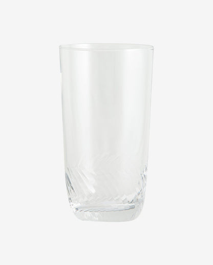 Garo high drinking glass - H15 cm - clear glass