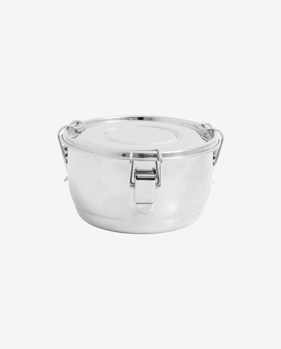 Cani round lunch box in stainless steel - Ø15 cm