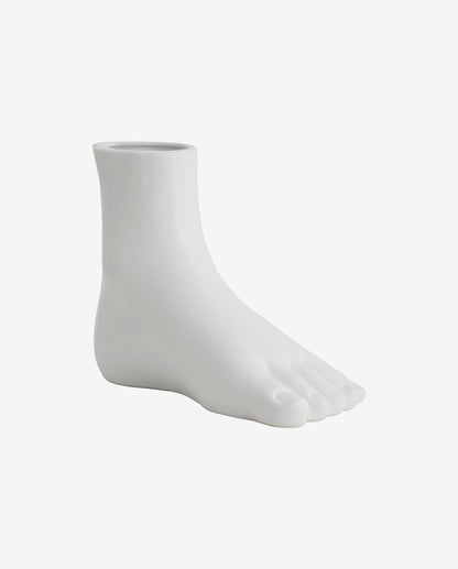 Aruba vase in ceramics - H19.5 cm - white