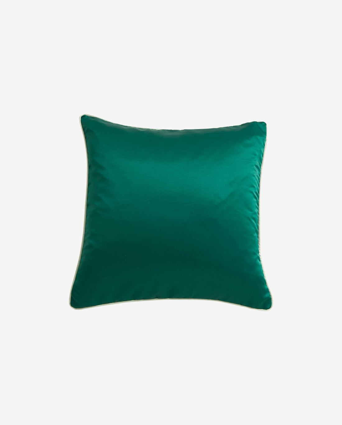 Ain pillowcases in satin - 50x50 - dark green