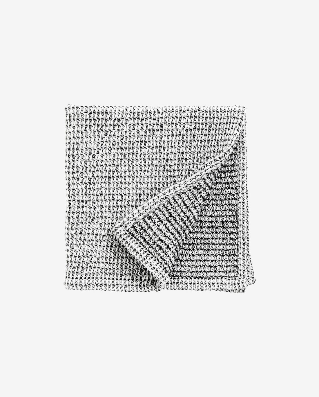 Waffle waffle dish - white/black