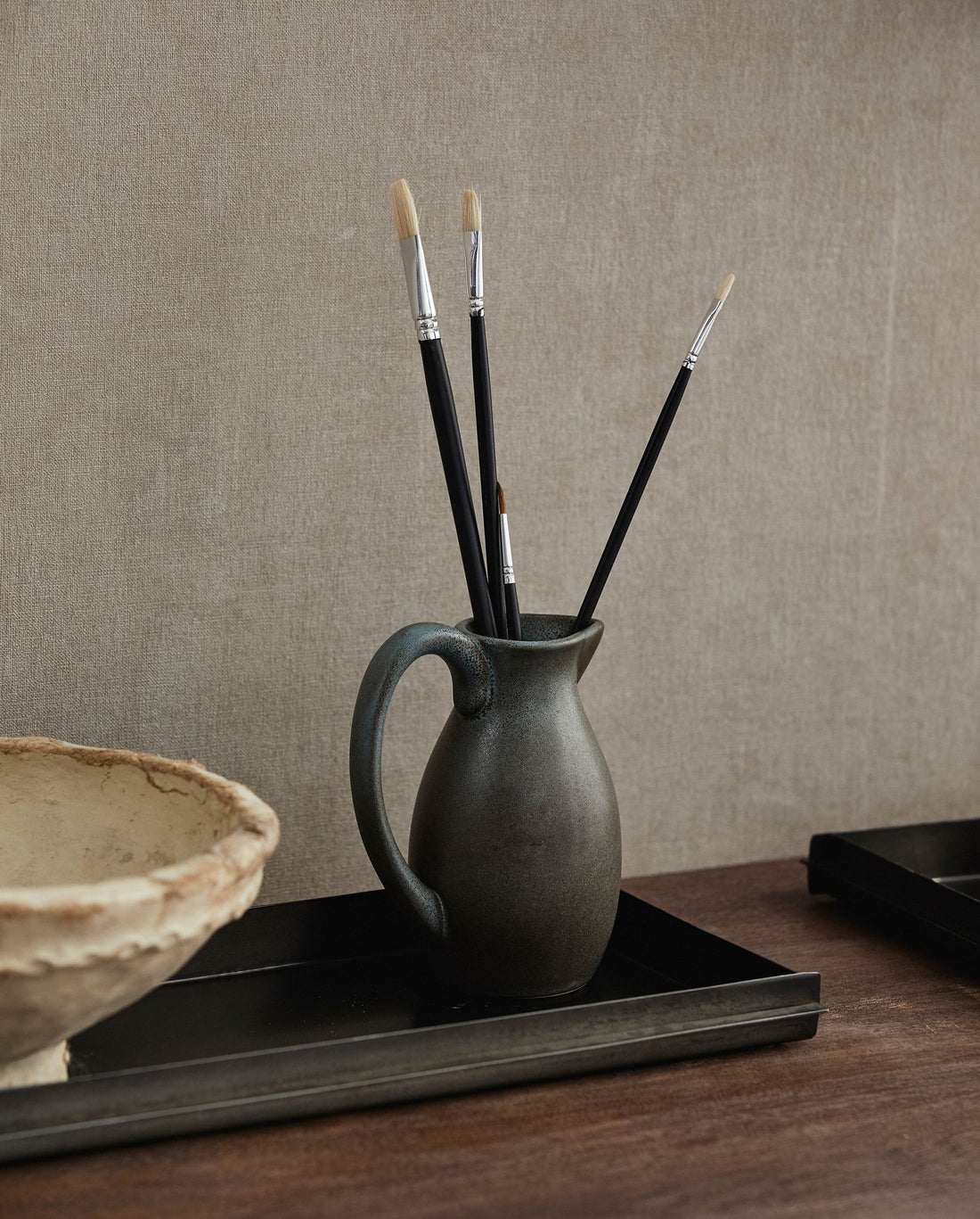 Andrew pitcher 300 ml - brown/green