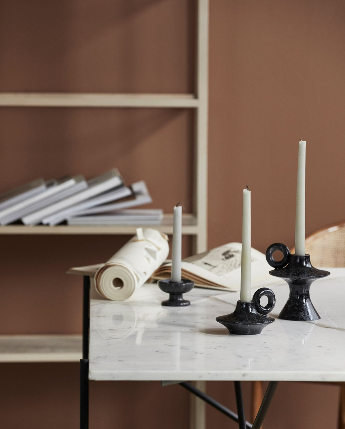 Palawan Candlestick Small - Black