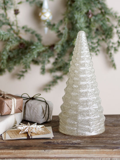 Bloomingville Emilius Deko Trees, Silver, Recycled Glass